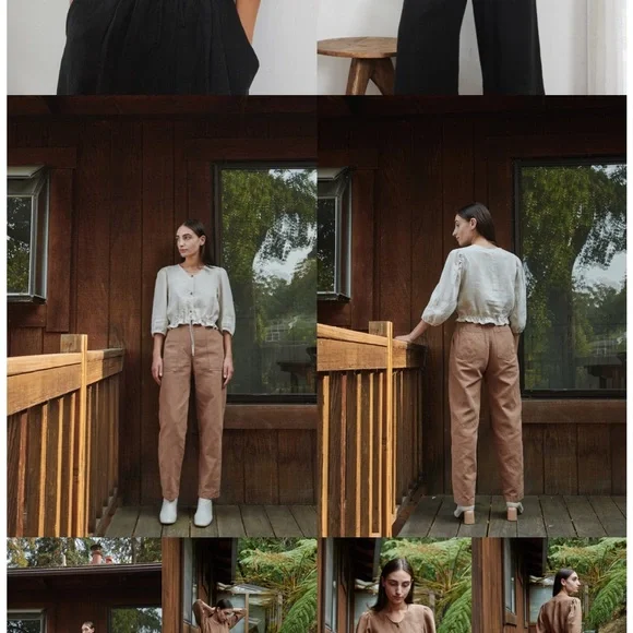 First Rite Linen Blouse - Picture 5 of 7